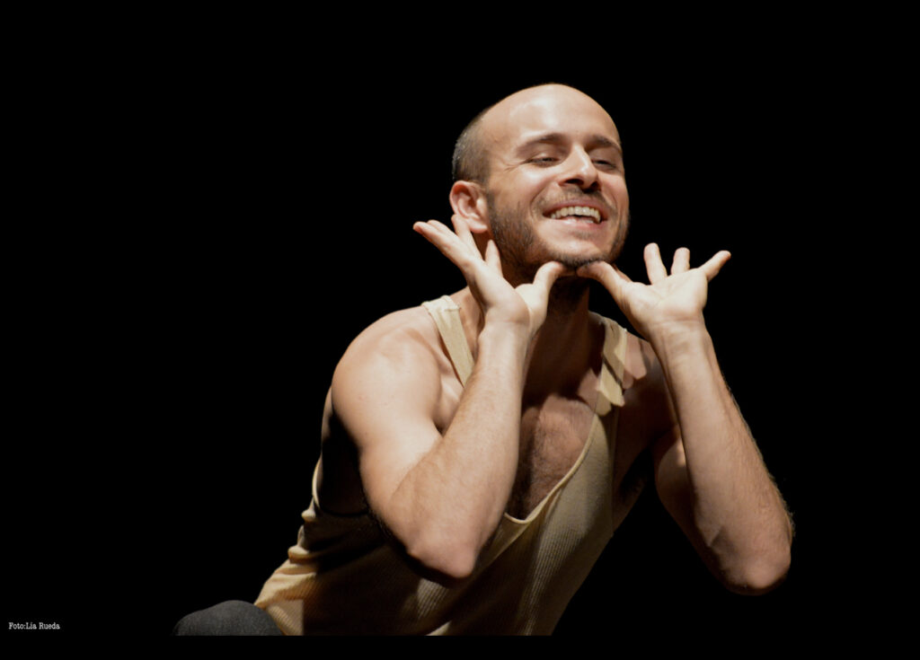 Actor de la Compañía Teatral del Norte en escena